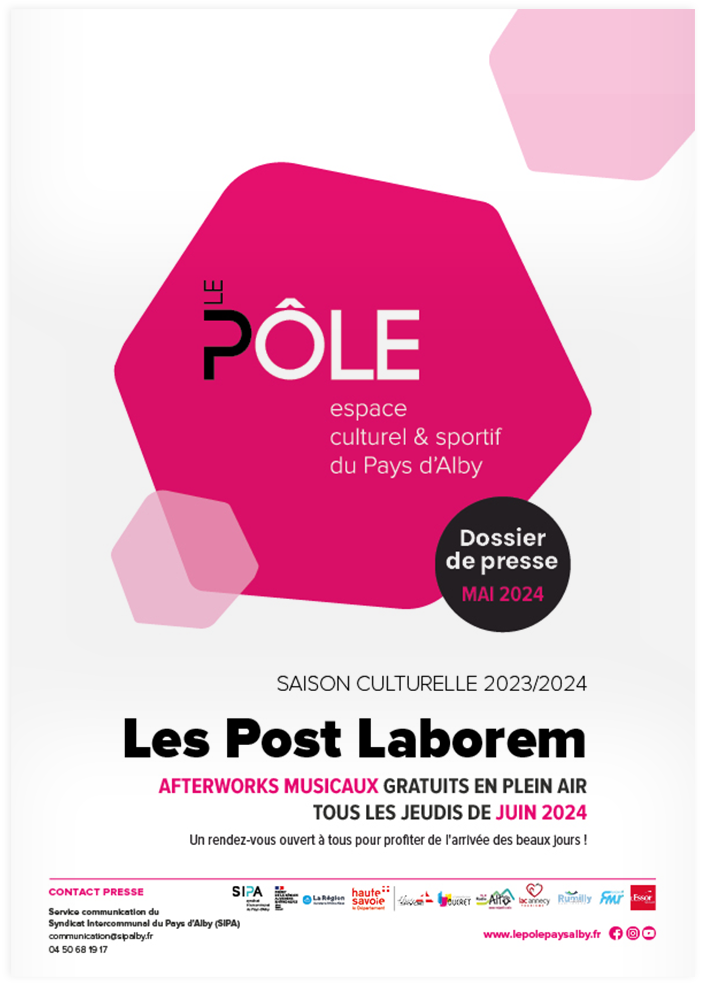 Dossier de presse – Les Post Laborem 2024 – Saison culturelle du Pôle